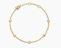 David Yurman Petite Modern Renaissance Collection – Gold Bracelet with Pyramid Accents