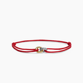 David Yurman Classic Cable Bracelet—gold, with a yellow cord.