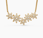 David Yurman Starburst Multi-Element Collar Necklace – Yellow Gold
