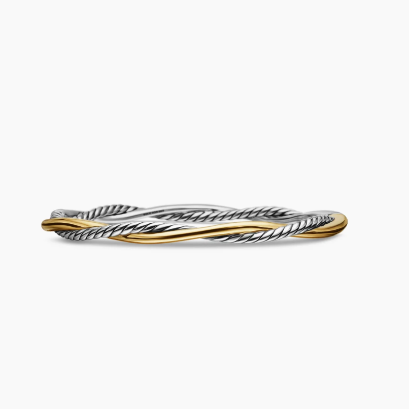 David Yurman Petite Infinity Collection Gold Bracelet