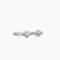 David Yurman Renaissance Cable Ring — Silver Twisted Open-Band Ring