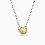 David Yurman Cable Collectibles® Heart Pendant Necklace in Gold