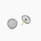 David Yurman Cable Classics Collection Stud Earrings — Silver Hoop Earrings