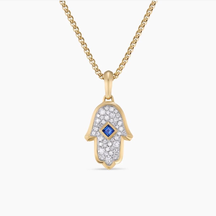 David Yurman Amulets Collection Gold Pendant Necklace