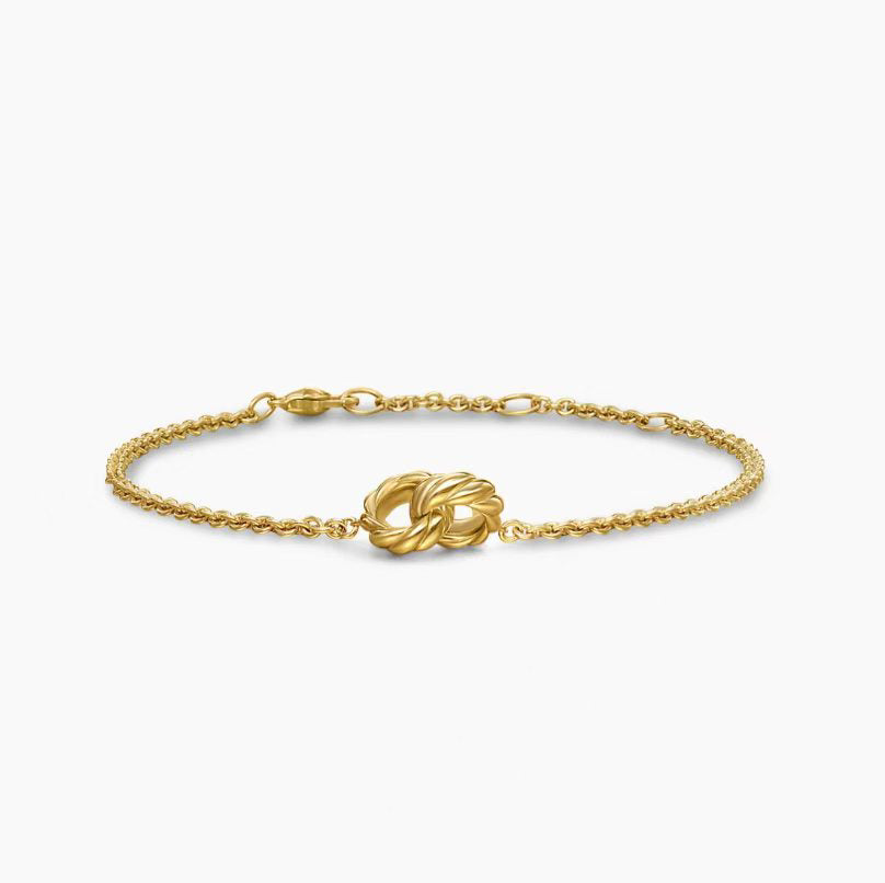 David Yurman Cable Loop Bracelet in Gold — Iconic Cable Design