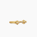 David Yurman Renaissance Cable Ring — Gold Twisted Open-Band Ring