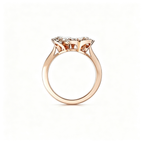 Chopard Precious Lace Collection "Mini-Froufrou" Floral Ring — White Gold, Swiss Luxury High Jewelry