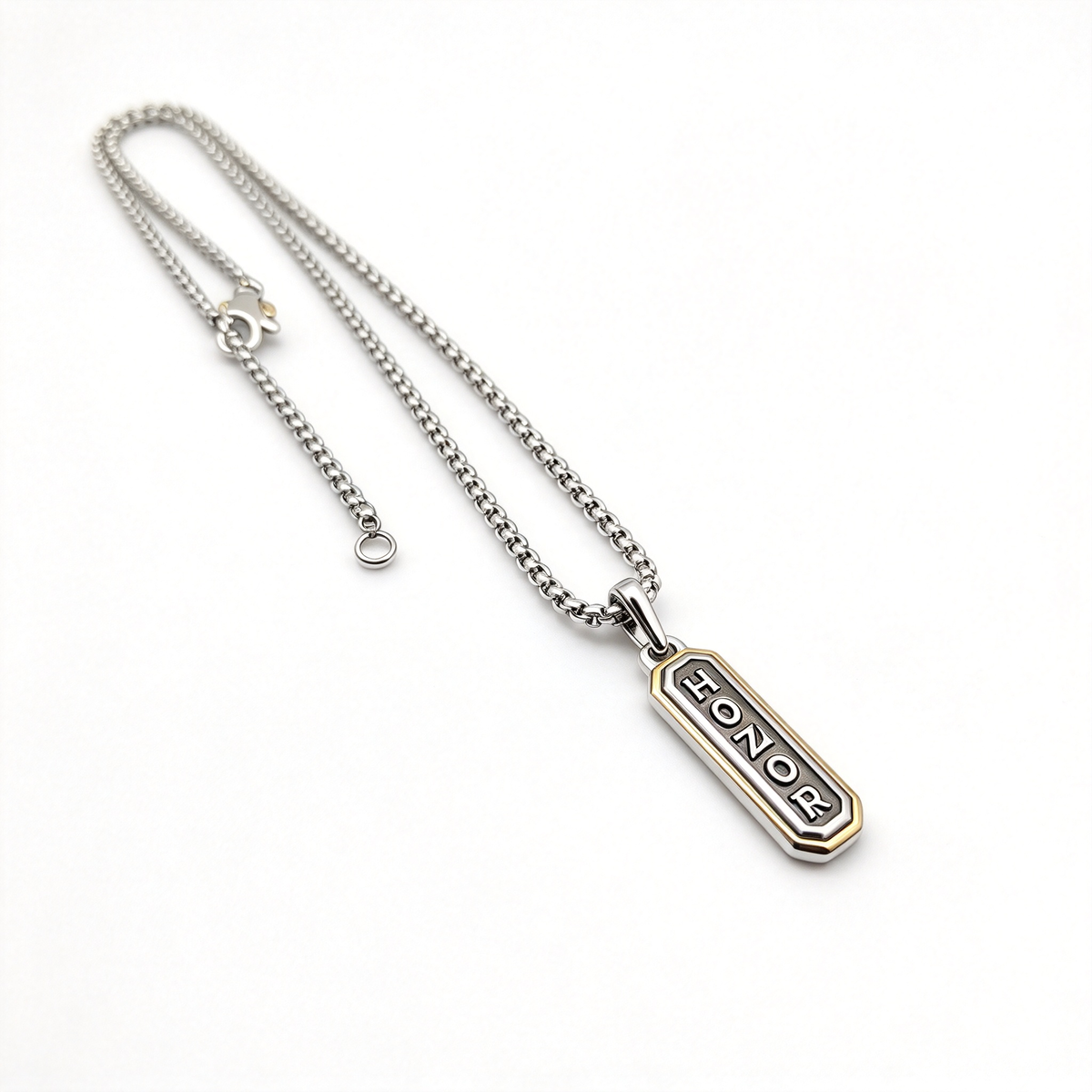 David Yurman Amulets Collection "HONOR" Pendant Necklace—fine jewelry crafted in silver.