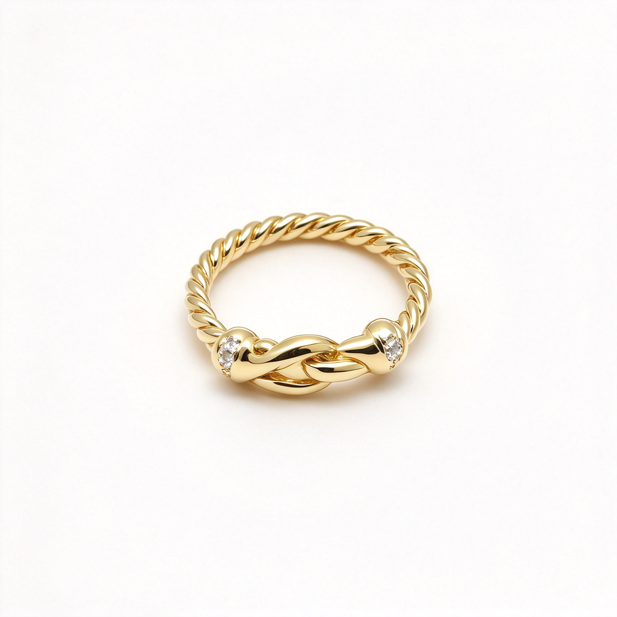 David Yurman Cable Collectibles Clasp Ring — Gold Horseshoe Ring