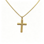 David Yurman Cable Collectibles Cross Pendant Necklace – Luxury Gold Jewelry for Women