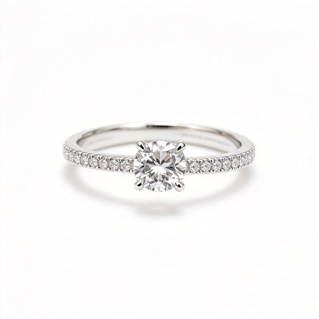 David Yurman Cable Pavé Collection Ring—Platinum Cable-Motif Engagement Ring