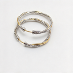 David Yurman Infinity Collection and Gold Hoop Earrings