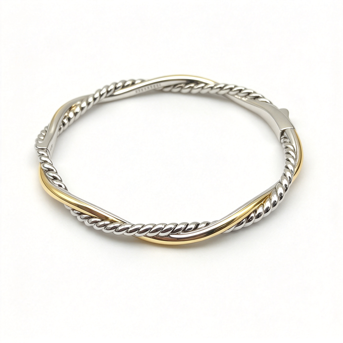 David Yurman Petite Infinity Collection Gold Bracelet