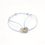 David Yurman Classic Cable Collection Bracelet—Gold with Pink Cord
