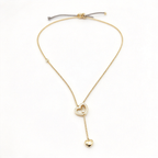 David Yurman DY Elements Collection Heart Amulet Pendant Necklace — Luxury Women's Jewelry in Gold with Double Hearts