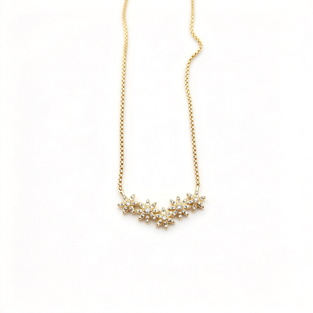 David Yurman Starburst Multi-Element Collar Necklace – Yellow Gold