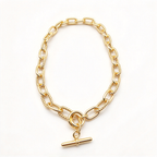 David Yurman Sculpted Cable Link Collection Necklace—an exquisite gold jewelry piece.