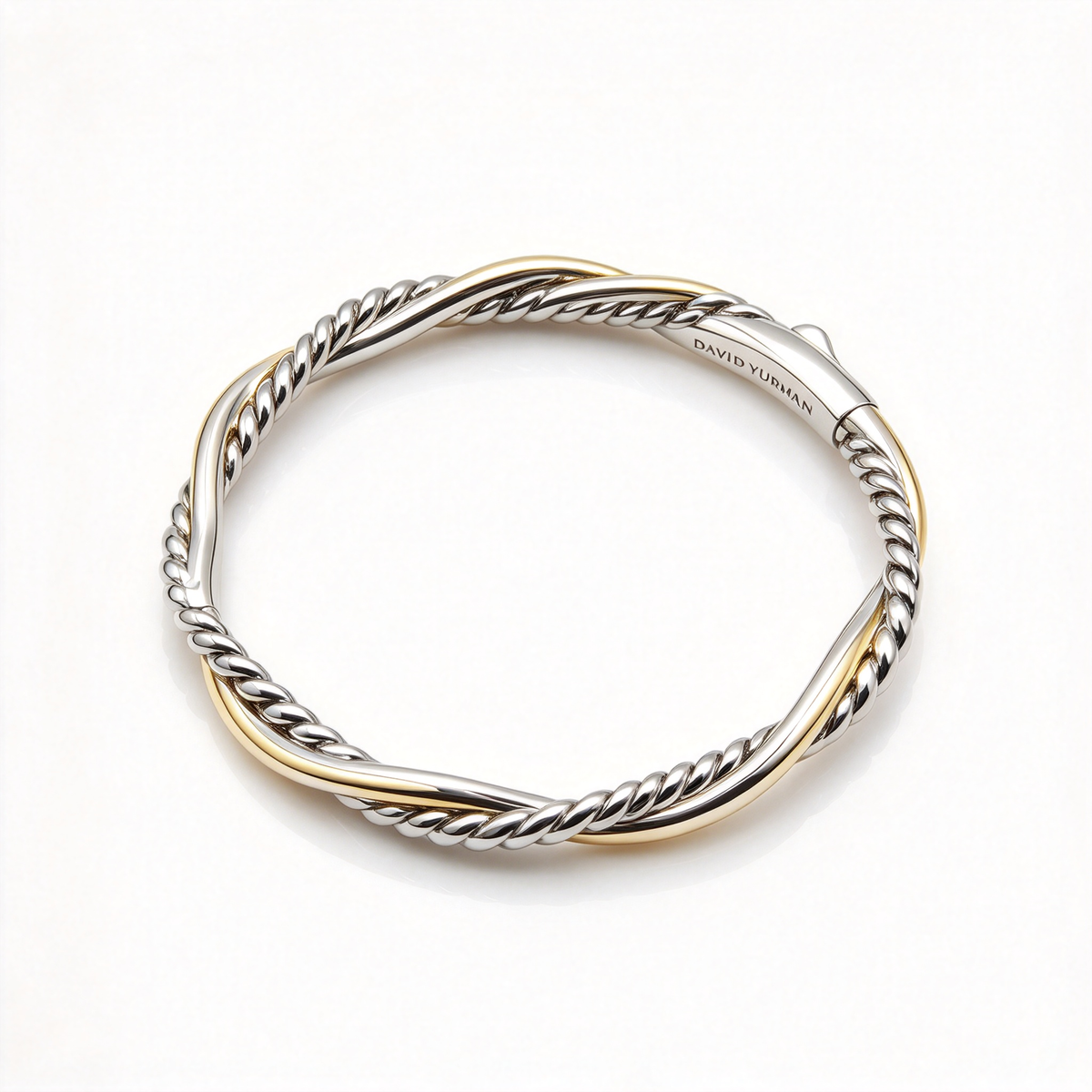 David Yurman Petite Infinity Collection Gold Bracelet