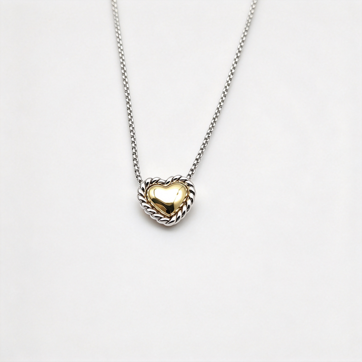 David Yurman Cable Collectibles® Heart Pendant Necklace in Gold