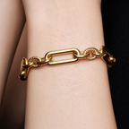 David Yurman DY Madison Collection Gold Chain Bracelet