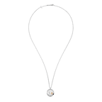 Chopard Happy Diamonds Sun and Moon Pendant Necklace — White Gold and Yellow Gold