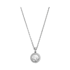 Chopard Happy Diamonds Icons Round Pendant Necklace – White Gold