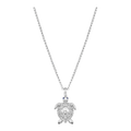 Chopard Happy Diamonds Collection Turtle-Shaped Pendant Necklace – White Gold Model
