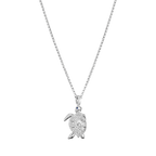 Chopard Happy Diamonds Collection Turtle-Shaped Pendant Necklace – White Gold Model