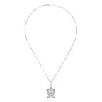 Chopard Happy Diamonds Collection Turtle-Shaped Pendant Necklace – White Gold Model