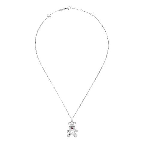 Chopard Happy Diamonds Teddy Bear Pendant Necklace – White Gold
