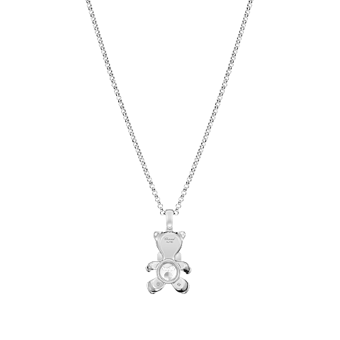 Chopard Happy Diamonds Teddy Bear Pendant Necklace – White Gold