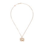 Chopard Happy Diamonds Elephant Pendant Necklace – Rose Gold