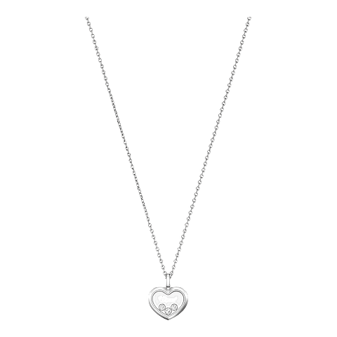 Chopard Happy Diamonds Classic Heart Pendant Necklace – White Gold