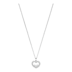 Chopard Happy Hearts Collection White Gold Heart Pendant Necklace