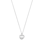 Chopard Happy Hearts Collection White Gold Heart Pendant Necklace