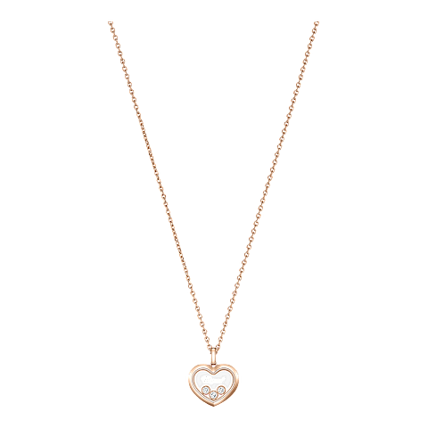 Chopard Happy Diamonds Heart Pendant Necklace – Rose Gold, White Mother-of-Pearl