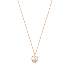 Chopard Happy Hearts Collection White Mother-of-Pearl Necklace – Rose Gold