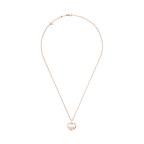 Chopard Happy Hearts Collection White Mother-of-Pearl Necklace – Rose Gold