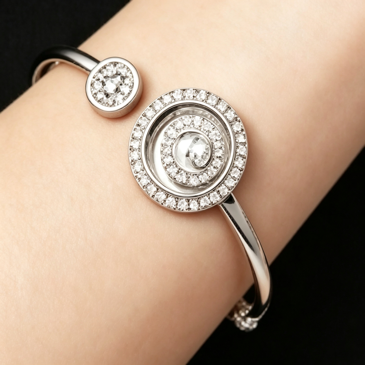 Chopard Happy Spirit Collection Diamond Bracelet – White Gold High Jewelry