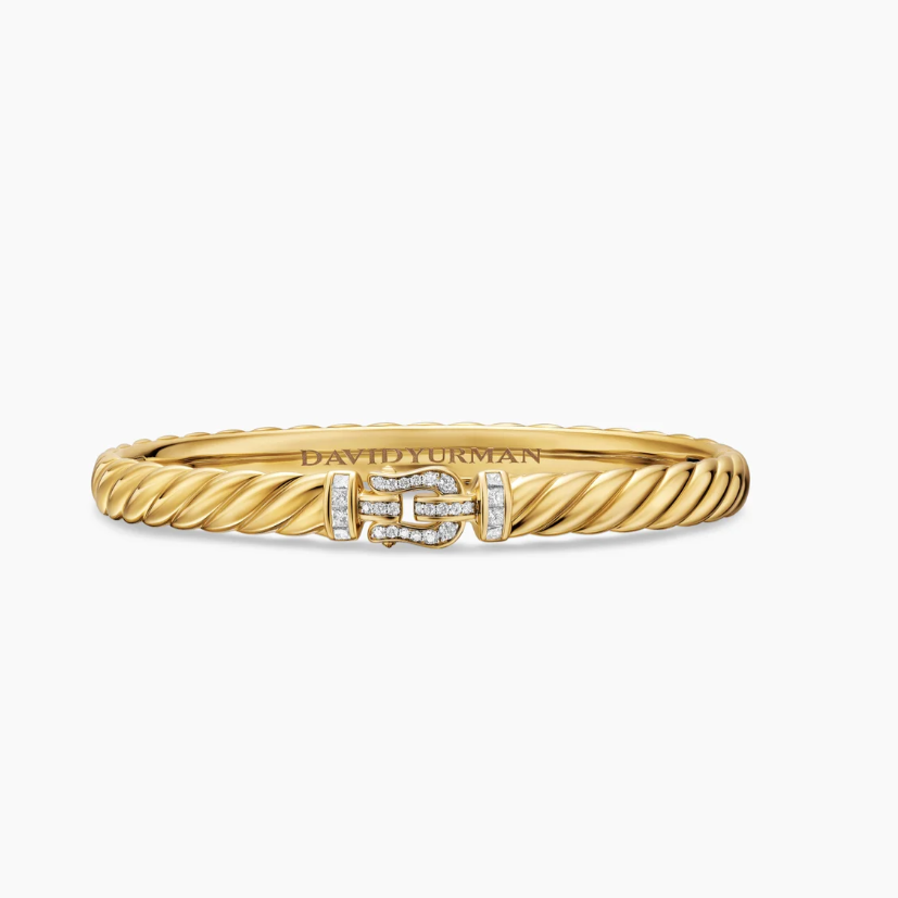 David Yurman Cablespira® Collection Gold Clasp Bracelet
