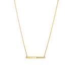 Chopard Ice Cube Collection Necklace – yellow gold, rectangular pendant partially set with diamonds.