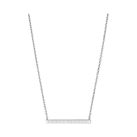 Chopard Ice Cube Necklace – White Gold