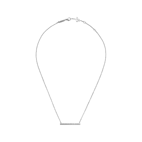 Chopard Ice Cube Necklace – White Gold