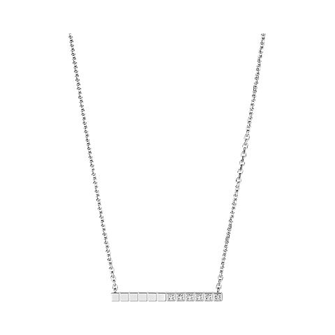 Chopard Ice Cube Mini Necklace – White Gold