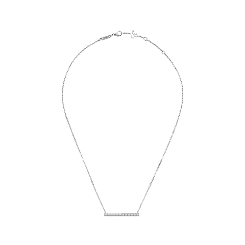 Chopard Ice Cube Mini Necklace – White Gold