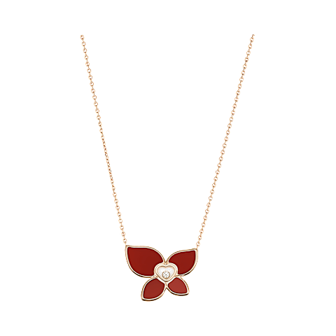 Chopard Happy Hearts Wings Necklace – Rose Gold