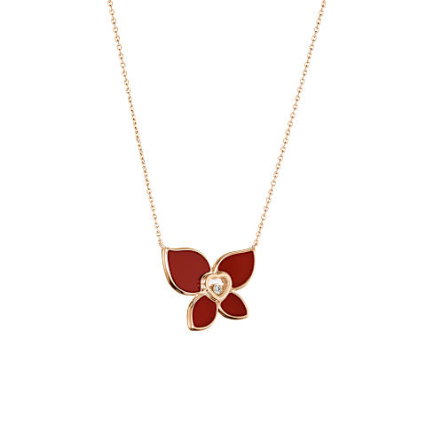 Chopard Happy Hearts Wings Necklace – Rose Gold