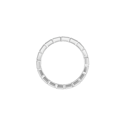 Chopard Ice Cube Collection Three-Band Ring — White Gold (Swiss Luxury Jewelry)