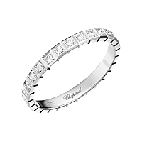 Chopard Ice Cube Collection Ring — White Gold, Swiss Luxury Jewelry