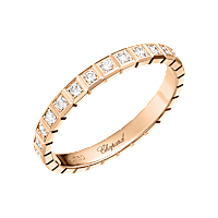 Chopard Ice Cube Collection Ring — Swiss Luxury Rose Gold Jewelry